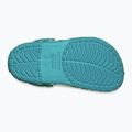Шльопанці дитячі Crocs Crockband Glow Confetti Band turbo teal/multi 11