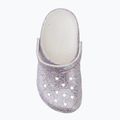 Шльопанці дитячі Crocs Classic Fantasy Glitter white 6