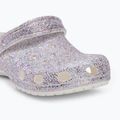 Шльопанці дитячі Crocs Classic Fantasy Glitter white 8