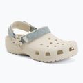 Шльопанці дитячі Crocs Classic Denim Flower Adjutment Backstrap summit white 2