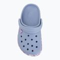 Шльопанці дитячі Crocs Crockband Glow Confetti Band blue haze/multi 6