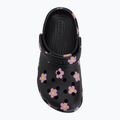 Шльопанці дитячі Crocs Classic Flower black 6
