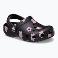Шльопанці дитячі Crocs Classic Flower 212671 black 9