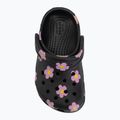 Шльопанці дитячі Crocs Classic Flower 212671 black 6