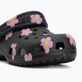 Шльопанці дитячі Crocs Classic Flower 212671 black 8