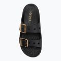 Шльопанці жіночі Crocs Saturday Metallic Buckle black 5
