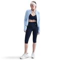 Легінси жіночі Nike One High Waisted Capri  midnight navy/white 2