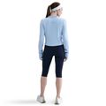 Легінси жіночі Nike One High Waisted Capri  midnight navy/white 3