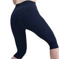 Легінси жіночі Nike One High Waisted Capri  midnight navy/white 5