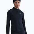 Жіноча бігова лонгслівка Nike Tempo Swoosh Run Dri-Fit 1/4-Zip black/white