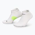 Шкарпетки Nike Running Midweight No-Show white/volt/black