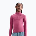 Лонгслів для тренувань дитячий Nike Dri-Fit 1/4 Zip sweet beet/white