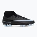 Кросівки футбольні чоловічі Nike Mercurial Superfly 10 Academy AG black/ice blue 2