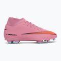 Кросівки футбольні чоловічі Nike Mercurial Superfly 10 Club FG/MG magic flamingo/black/total crimson 2