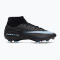 Кросівки футбольні чоловічі Nike Mercurial Superfly 10 Academy MG black/ice blue 2