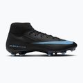 Кросівки футбольні чоловічі Nike Mercurial Superfly 10 Academy MG black/ice blue 8