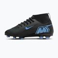 Кросівки футбольні дитячі Nike Mercurial Superfly 10 Club FG/MG black/ice blue 9