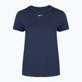 Футболка для тренувань жіноча Nike One Classic Dri-Fit midnight navy/white 4