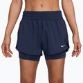 Жіночі шорти для бігу Nike One Dri-FIT 2IN1 midnight navy/white