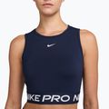 Топ для тренувань жіночий Nike Pro Dri-Fit midnight navy/white 3