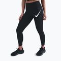 Легінси для бігу жіночі Nike Tempo Swoosh Run High-Waisted 7/8 black/white