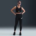 Легінси для бігу жіночі Nike Tempo Swoosh Run High-Waisted 7/8 black/white 7