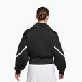 Кофта тенісна жіноча Nike Advantage Dri-Fit FZ black/white 2