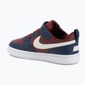 Кросівки дитячі Nike Court Borough Low Recraft dark team red/ssoft pearl/midnight navy 3