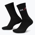 Шкарпетки Jordan Everyday Crew 1 пара black/white/university red