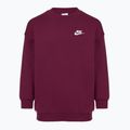 Кофта дитяча Nike Sportswear Club Fleece bordeaux/white