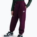 Дитячі штани Nike Sportswear Club Fleece bordeaux/bordeaux/white
