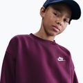 Кофта дитяча Nike Sportswear Club Fleece bordeaux/white 4