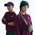 Кофта дитяча Nike Sportswear Club Fleece bordeaux/white 6