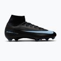 Кросівки футбольні чоловічі Nike Mercurial Superfly 10 Pro FG black/ice blue