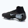 Кросівки футбольні чоловічі Nike Mercurial Superfly 10 Pro FG black/ice blue 3