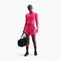 Жіночий лонгслів Nike One Fitted Dri-Fit 1/4 Zip Mid Layer rush pink/white 2