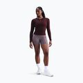 Longsleeve damski Nike One Fitted Dri-Fit burgundy crush/white 2