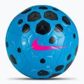 М'яч футбольний Nike Academy blue glow/black/pink blast розмір 5