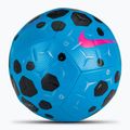 М'яч футбольний Nike Academy blue glow/black/pink blast розмір 5 2