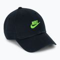 Кепка Nike Club Unstructured Futura Wash black/mean green