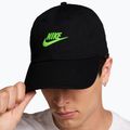 Кепка з козирком Nike Club Unstructured Futura Wash black/mean green 4