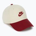 Кепка Nike Club Unstructured Futura Wash light khaki/team crimson/team crimson
