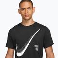 Футболка для тренувань чоловіча Nike HBR Dri-FIT black/white 3