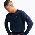 Longsleeve do biegania meski Nike Stride Dri-Fit Waffle Crew midnight navy 4