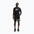 Чоловіча бігова футболка Nike Miler Dri-Fit UV black/white 2