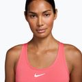 Тренувальний бюстгальтер Nike Swoosh Medium Support sea coral/white 3