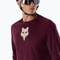 Лонгслів велосипедний чоловічий Fox Racing Ranger Fox Head LS dark maroon 3