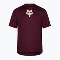Футболка велосипедна чоловіча Fox Racing Ranger Fox Head SS dark maroon 5