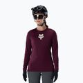 Лонгслів велосипедний жіночий Fox Racing Ranger Fox Head LS dark maroon
