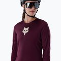 Лонгслів велосипедний жіночий Fox Racing Ranger Fox Head LS dark maroon 3